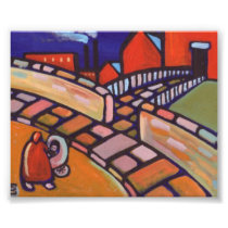 (Mother and child photo print)