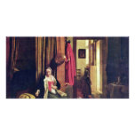 Mother At The Cradle By Pieter De Hooch photo cards