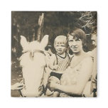 mother child horse magnet