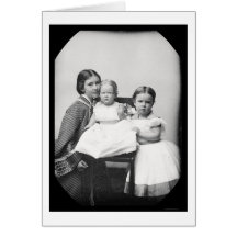 Mother & Children, Gertrude Hubbard Daguerreotype Cards