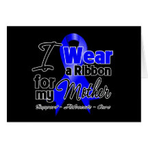 Mother - Colon Cancer Ribbon Card