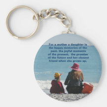 Mother & Daughter Keychain