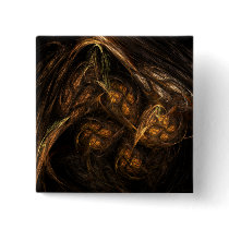Mother Earth Abstract Art Button (square)