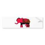 Mother Elephant with Child bumper stickers