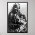 Mother Feeding Child in Egypt 1910 posters