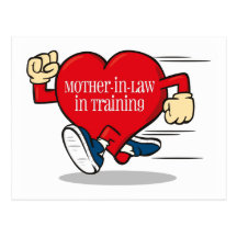Mother-In-Law in Training Postcard