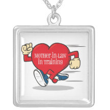 Mother-In-Law In Training Silver Necklace