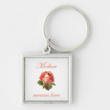 Mother Means Love (2) Key Chains