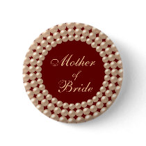 Mother of Bride Pearl Jewelled Button