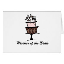Mother of the Bride Cake Cards