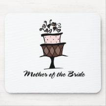 Mother of the Bride Cake Mouse Pad
