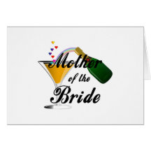 Mother Of The Bride Champagne Toast Greeting Card