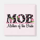Mother of the Bride (MOD) Tulip Lettering Fridge Magnets