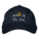 Mother Of The Bride Wedding Navy Embroidered Hats