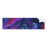 Mother Watching All – Crimson & Violet Compassion bumper stickers