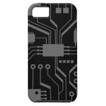 Motherboard Black and Grey iPhone 5 Case