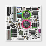 Motherboard Fridge Magnet