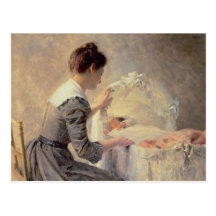 Motherhood, 1898 postcard