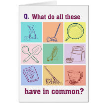 Motherhood tools of the trade card