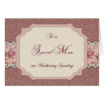 Mothering Sunday Shabby Rose Greeting Cards