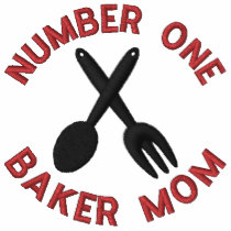 Mother's Day Baker Mum Embroidered T-Shirt