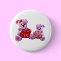 Mothers Day Bear buttons
