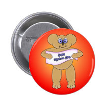 Mothers Day Bear Pin