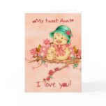 Mother's Day Card With Baby And Aunt Bird, My Twee
