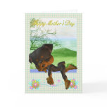 Mother's Day Card, with little Rottweiler dog