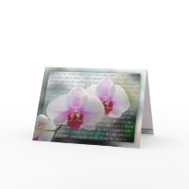 Mother's Day Christian Orchids Card