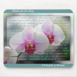 Mother's Day Christian Orchids Mouse Pad mousepads