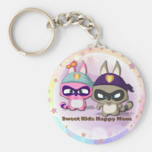 Mother's Day Cute Gift Funny Cartoon Keychain