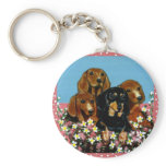 Mother's Day Dachshunds Keychains