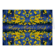 Mother's Day Daffodil Spring Fantasy Greeting Cards