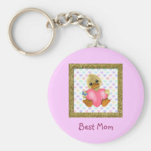 Mother's Day Ducks Key Chain