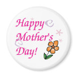Mothers Day Flower magnets