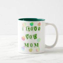 Mother's Day Hearts Coffee Cup Mug