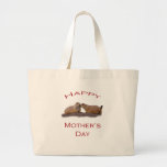 Mother's Day Kiss Tote Bags