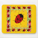 Mother's Day Ladybug mousepads