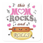 Mother's Day / Mom Rock & Bake Mousepad Sticker