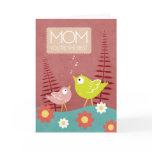 Mother's Day - MOM You're the Best Whimsical Birds Card