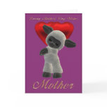 Mother's Day, Mothering Sunday Cute Sheep cards