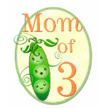 Mother's Day Mum of Three  T-Shirt