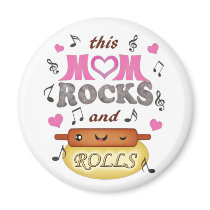 Mother's Day / Mum Rock & Bake Magnet
