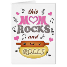 Mother's Day / Mum's Birthday Rock & Bake Card