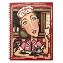 Mother's Day Mum's Diner Notebook