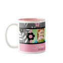 Mother's Day Personalised Photo Mug Pink