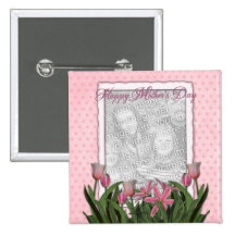 Mothers Day - Pink Tulips - Add Your Own Photo