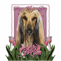 Mothers Day - Pink Tulips - Afghan Cut Out
