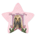 Mothers Day - Pink Tulips - Afghan Stickers